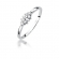 Pierścionek zaręczynowy z białego złota z brylantami 0.11ct BD427/W