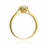 Złoty pierścionek zaręczynowy z brylantem 0.20ct BD429