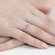 Pierścionek z różowego złota z brylantem 0.13ct BD42/R