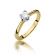 Złoty pierścionek zaręczynowy z brylantem 0.30ct BD47/30