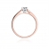 Pierścionek z różówego złota z brylantami 0.36ct BD52/R
