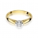 Złoty pierścionek zaręczynowy z brylantem 0.30ct BD86