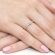 Pierścionek z różowego złota z brylantami 0.09ct BD91/R