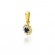 Złota zawieszka z szafirem 0,15ct ZBD185S