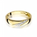 Złoty pierścionek zaręczynowy z brylantami 0.02ct BD118