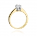 Złoty pierścionek zaręczynowy z brylantem 0.04ct BD222
