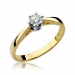 Złoty pierścionek zaręczynowy z brylantem 0.30ct BD234/30