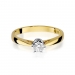 Złoty pierścionek zaręczynowy z brylantem 0.30ct BD234/30