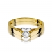 Złoty pierścionek zaręczynowy z brylantem 0.30ct BD320/30